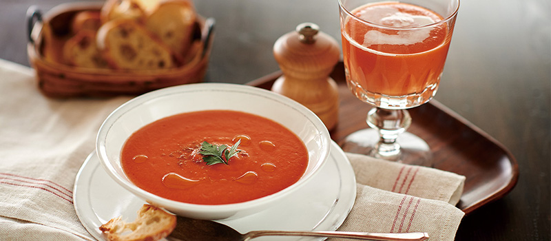 Potage Soup of Tomato and Paprika recipe by TESCOM