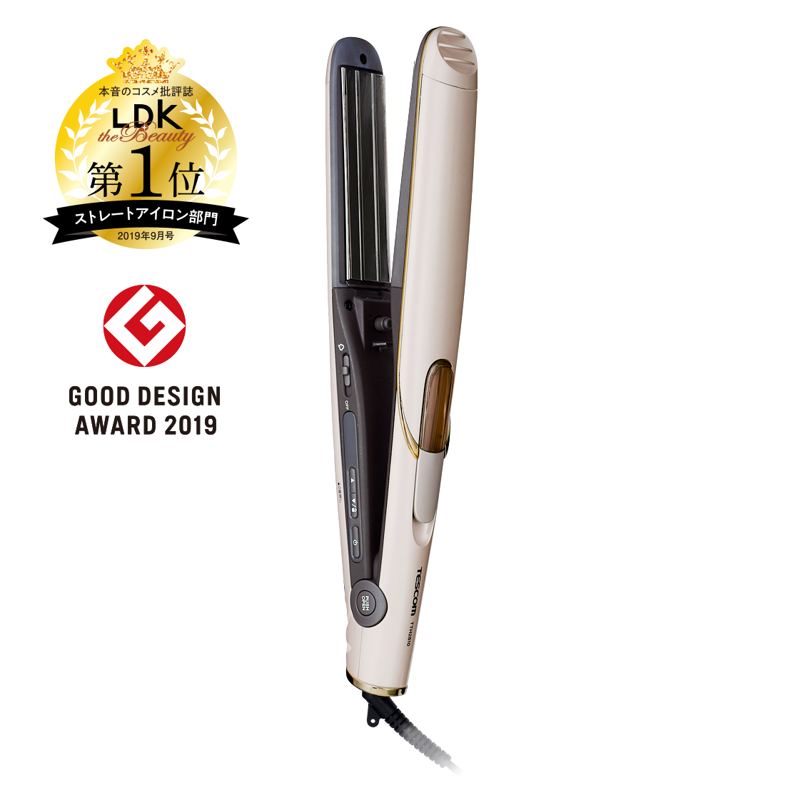 マイナスイオン スチーム ヘアーアイロン Tth2810 美容 キッチン家電のテスコム